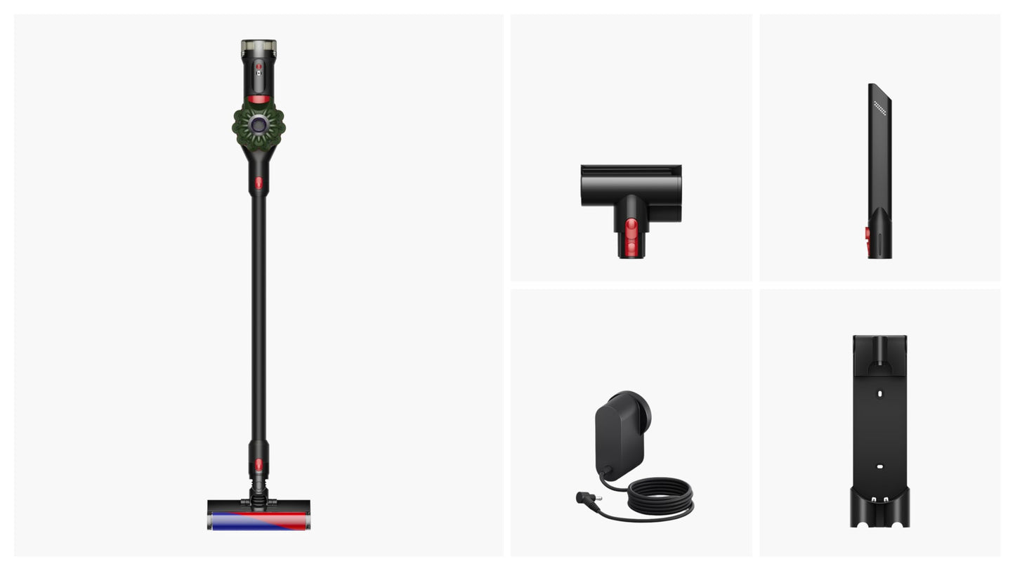 Dyson V8 Cyclone - Aspiradora sin Cable – 150 AW, 60 min de autonomía, Cepillo Motorbar con tecnología antienredos, Accesorio multifunción rinconera