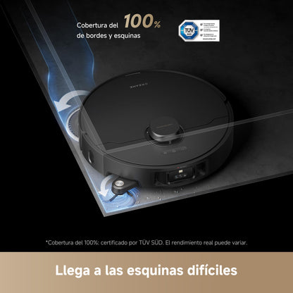 DREAME L40s Pro Ultra Aspiradora Robot, 19.000 Pa, Cepillo Doble HyperStream, Acceso a Altura de 4 cm, Cepillo Lateral Extensible y Elevable, Limpieza con Mopa de Agua Tibia a 75 °C, Autolimpieza 3.0