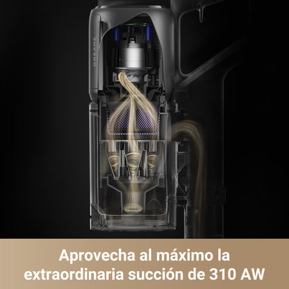 DREAME Z30 Aspiradora sin Cable, 28000 PA/310 AW Aspiradora con Motor de Alta Velocidad, Máximo 90 Min, Filtro Hepa H14, Revelación de Polvo, Detección de Suciedad, Ajuste Automático de Succión